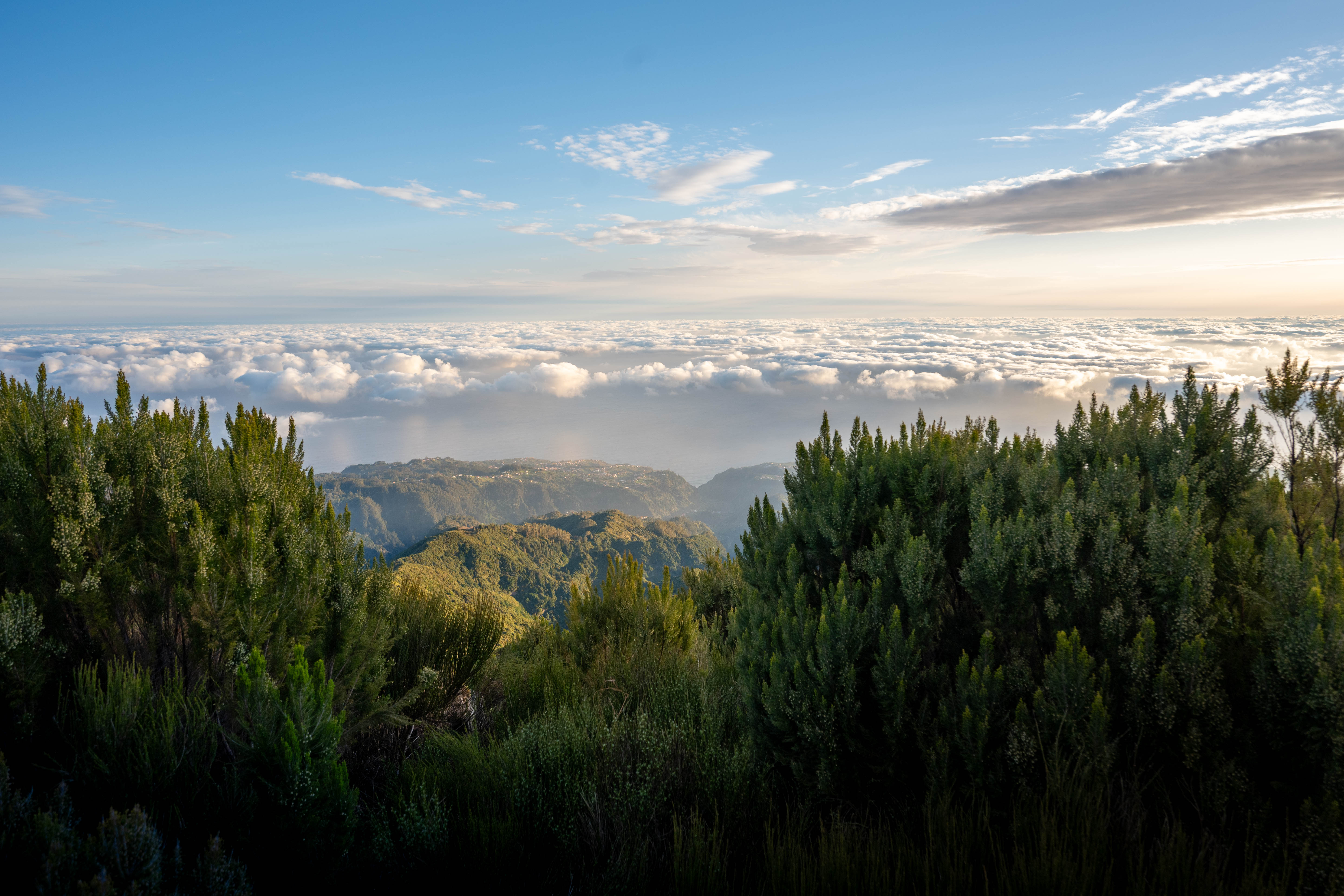 Blick vom Aufstieg zum Pico Ruivo